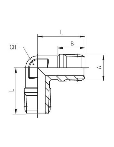 Kolanko gwintowane ZZ R1/2 | Hydraulika | Eshop Dopak | Wszystko dla Przemysłu