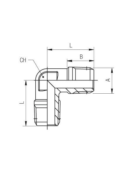 Kolanko gwintowane ZZ R3/8 | Hydraulika | Eshop Dopak | Wszystko dla Przemysłu