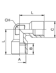 Kolanko gwintowane nierdzewne G 1/2 GW, stal 316L | Hydraulika | Eshop Dopak | Wszystko dla Przemysłu 2