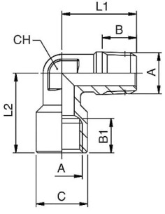Kolanko gwintowane WZ G3/8 | Hydraulika | Eshop Dopak | Wszystko dla Przemysłu 2