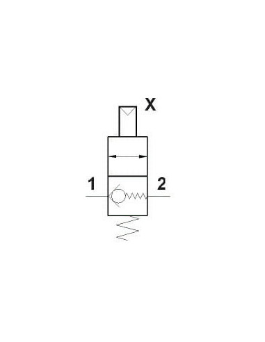 Zawór zwrotny pneumatyczny sterowany odcinający G 1/4 | Hydraulika | Eshop Dopak | Wszystko dla Przemysłu