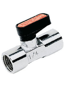 Zawór kulowy Ghilux mini R 3/8 GW/GW, PN20, gwintowany, mosiądz niklowany, PTFE /NBR | Hydraulika | Eshop Dopak | Wszystko dla P