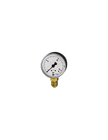 Manowakuometr radialny -1/ 0,6 bar, G 1/4, 63 mm | Przyrządy Pomiarowe | Eshop Dopak | Wszystko dla Przemysłu