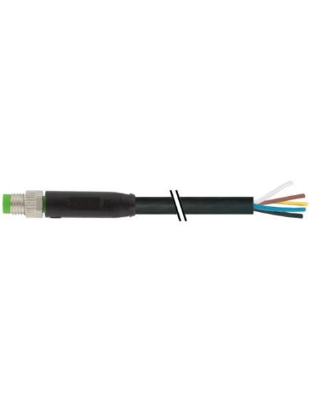 M8 damski 0° na kabel 7000-08901-6950300 | Przewody i Złącza | Eshop Dopak | Wszystko dla Przemysłu
