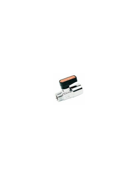 Zawór kulowy Ghilux mini G1/2 GZ - R 1/2 GW PN20, gwintowany, mosiądz niklowany, PTFE/NBR | Hydraulika | Eshop Dopak | Wszystko 