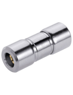 Złączka pneumatyczna wtykowa prosta przelotowa do węża fi 4 mm (4/2), mosiądz niklowany, Eisele