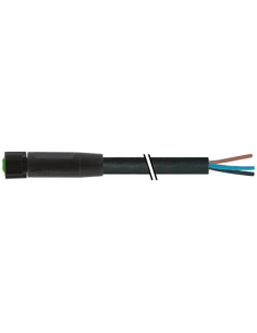 M8 żeński 0° do kabla 7005-08041-6100500 | Przewody i Złącza | Eshop Dopak | Wszystko dla Przemysłu