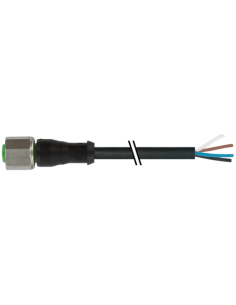 Złącze żeńskie M12 łączy się z kablem V4A 7004-12221-6342500 | Przewody i Złącza | Eshop Dopak | Wszystko dla Przemysłu