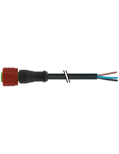 Złącze żeńskie M12 230V 0° z kablem 3szt.kod C. 7023-20101-6360150 | Przewody i Złącza | Eshop Dopak | Wszystko dla Przemysłu