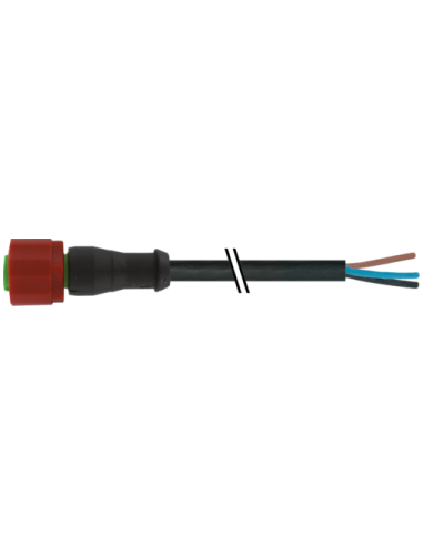 Złącze żeńskie M12 230V 0° z kablem 3szt.kod C. 7023-20101-6360150 | Przewody i Złącza | Eshop Dopak | Wszystko dla Przemysłu