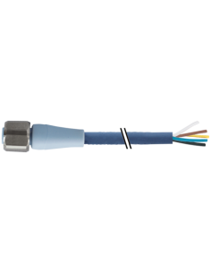 M12 żeńskie 0° do kabla F&B Line 7024-12241-3390150 | Przewody i Złącza | Eshop Dopak | Wszystko dla Przemysłu