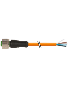 M12 żeńskie 0° do kabla 7000-12241-5771000 | Przewody i Złącza | Eshop Dopak | Wszystko dla Przemysłu