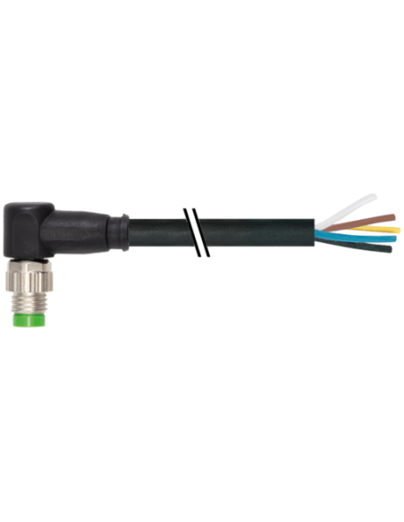 M8 męski 90° na kabel, 180° 7000-08912-6950300 | Przewody i Złącza | Eshop Dopak | Wszystko dla Przemysłu