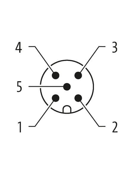 Złącze kablowe M12 męskie 0° do 7000-13101-2420150 | Przewody i Złącza | Eshop Dopak | Wszystko dla Przemysłu