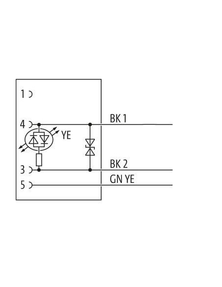 M12 ŻEŃSKI 90° RPP 7000-13711-6360500 | Przewody i Złącza | Eshop Dopak | Wszystko dla Przemysłu