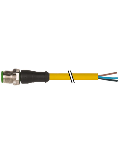 M12 damski 0° kod A. z kabel 7000-12001-0330060 | Przewody i Złącza | Eshop Dopak | Wszystko dla Przemysłu