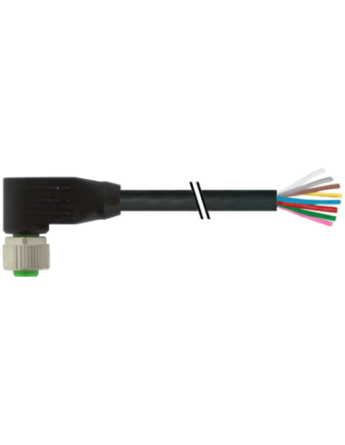 M12 żeńskie 90° kod A. z kabel 7000-17061-6070200 | Przewody i Złącza | Eshop Dopak | Wszystko dla Przemysłu