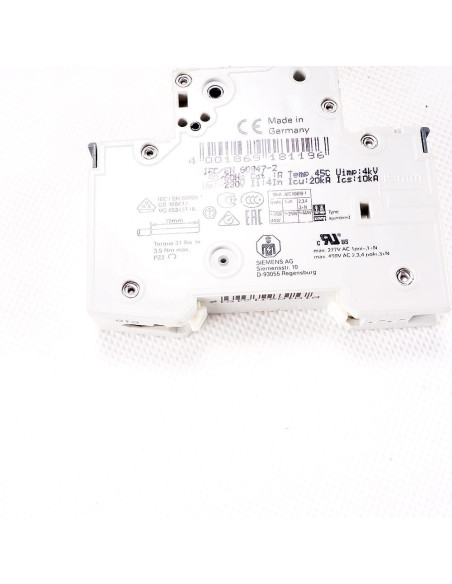 Wyłącznik  miniaturowy 5SY4110-6 B10, SIEMENS | Elektryka | Eshop Dopak | Wszystko dla Przemysłu