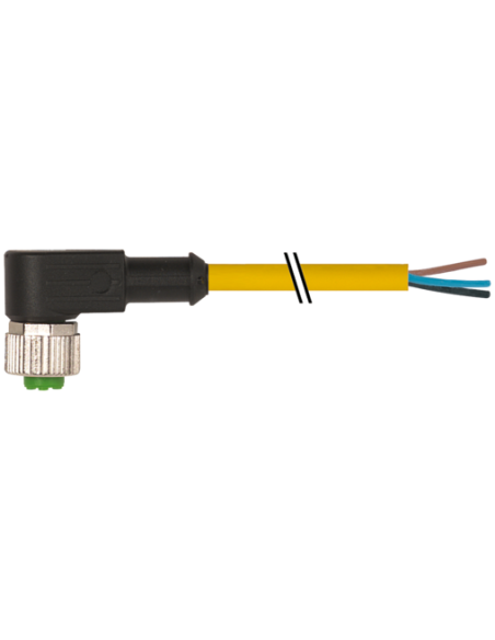 Złącze żeńskie M12 90° na kabel 7000-12321-0330300 | Przewody i Złącza | Eshop Dopak | Wszystko dla Przemysłu
