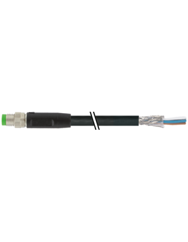 M8 męski 0° na kabel, ekranowany 7000-08711-6010150 | Przewody i Złącza | Eshop Dopak | Wszystko dla Przemysłu