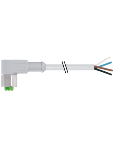 Konektor M12 żeński, kątowy do wolnego kabla 7014-12341-2144000 | Przewody i Złącza | Eshop Dopak | Wszystko dla Przemysłu