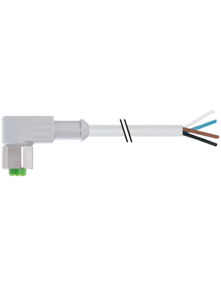 Konektor M12 żeński, kątowy do wolnego kabla 7014-12341-2144000 | Przewody i Złącza | Eshop Dopak | Wszystko dla Przemysłu
