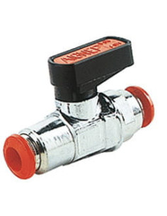 Zawór kulowy wtykowy Ghilux mini do węża fi 4 mm, PN20 mosiądz niklowany PTFE/NBR | Hydraulika | Eshop Dopak | Wszystko dla Prze