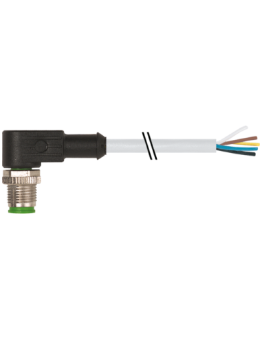 Złącze męskie M12 90° na kabel 7000-12121-2152000 | Przewody i Złącza | Eshop Dopak | Wszystko dla Przemysłu