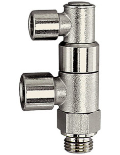 Zawór zatrzymujący G1/2xG1/2x G1/8 | Hydraulika | Eshop Dopak | Wszystko dla Przemysłu