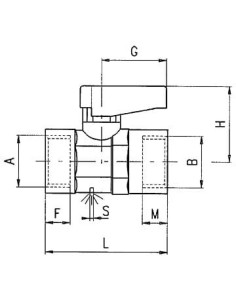Zawór kulowy Ghilux mini z odpowietrzeniem G 1/8 GW, PN20 mosiądz niklowany PTFE/NBR | Hydraulika | Eshop Dopak | Wszystko dla P 2
