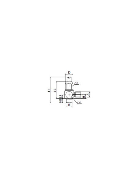 Zawór dławiąco-zwrotny do siłowników, G1/8, 316L, FKM | Hydraulika | Eshop Dopak | Wszystko dla Przemysłu