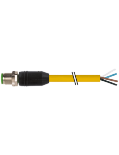 M12 męski 0° na kabel 7700-12021-1500200 | Przewody i Złącza | Eshop Dopak | Wszystko dla Przemysłu
