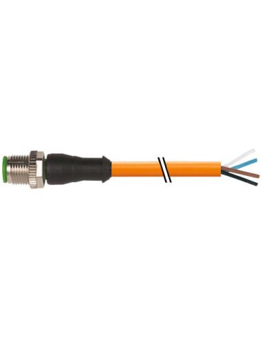 M12 damski 0° kod A. z kabel 7000-12021-8463000 | Przewody i Złącza | Eshop Dopak | Wszystko dla Przemysłu