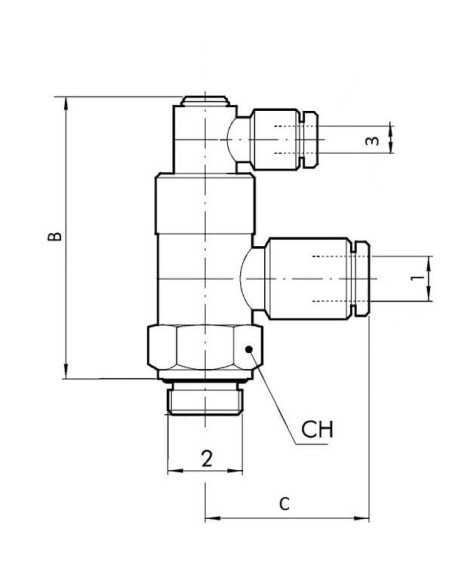 Zawór zatrzymujący G1/2xfi12mm xfi4mm | Hydraulika | Eshop Dopak | Wszystko dla Przemysłu