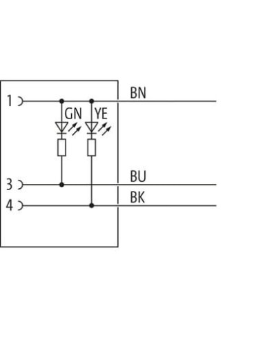 M8 żeński 90° do przewodu LED NPN 7000-08125-6301000 | Przewody i Złącza | Eshop Dopak | Wszystko dla Przemysłu