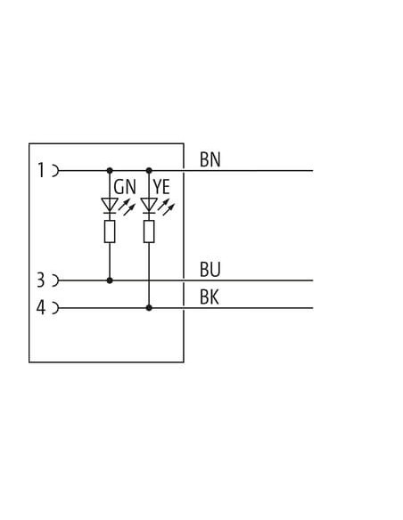 M8 żeński 90° do przewodu LED NPN 7000-08125-6301000 | Przewody i Złącza | Eshop Dopak | Wszystko dla Przemysłu