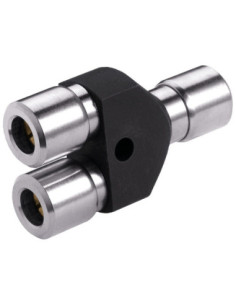 Trójnik pneumatyczny wtykowy typu Y przelotowy do węża fi 6 mm