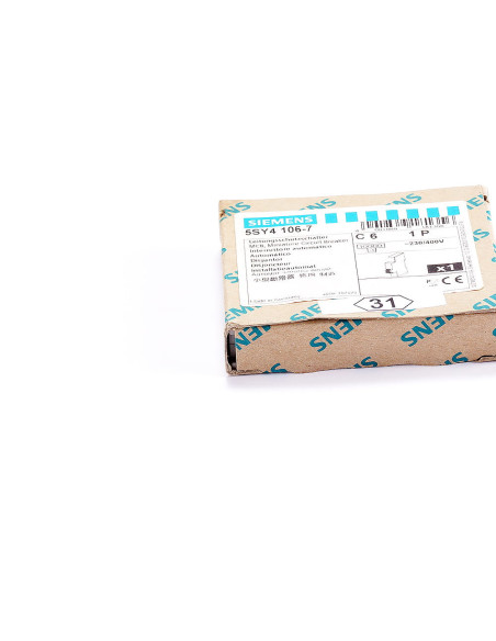 Wyłącznik nadprądowy 5SY4 106-7, SIEMENS | Elektryka | Eshop Dopak | Wszystko dla Przemysłu