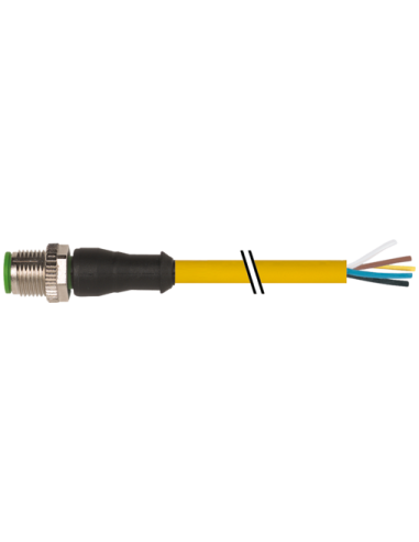M12 męski 0° na kabel 7000-12041-0150100 | Przewody i Złącza | Eshop Dopak | Wszystko dla Przemysłu