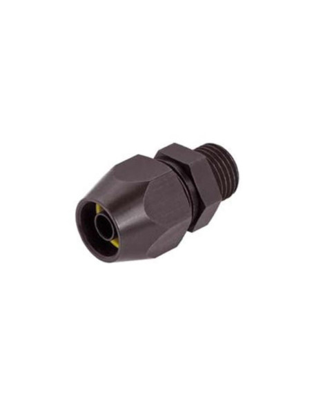 Złączka skręcana do węży gumowych i PCV G 1/2 GZ, do węża fi 15x9 mm, aluminium