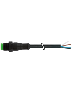 M12 damski 0° kod A. z kablami Lite 7005-12021-6340030 | Przewody i Złącza | Eshop Dopak | Wszystko dla Przemysłu