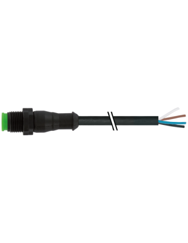 M12 damski 0° kod A. z kablami Lite 7005-12021-6340030 | Przewody i Złącza | Eshop Dopak | Wszystko dla Przemysłu
