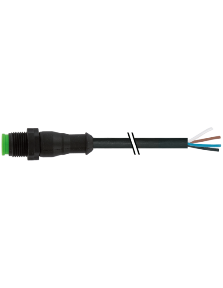 M12 damski 0° kod A. z kablami Lite 7005-12021-6340030 | Przewody i Złącza | Eshop Dopak | Wszystko dla Przemysłu