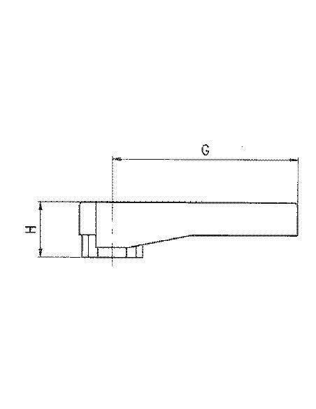 Rączka do zaworu kulowego długa, G1/8-G1/4-G3/8 | Hydraulika | Eshop Dopak | Wszystko dla Przemysłu