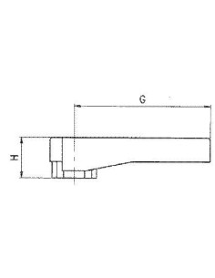 Rączka do zaworu kulowego długa, G1/2-G3/4 | Hydraulika | Eshop Dopak | Wszystko dla Przemysłu 2