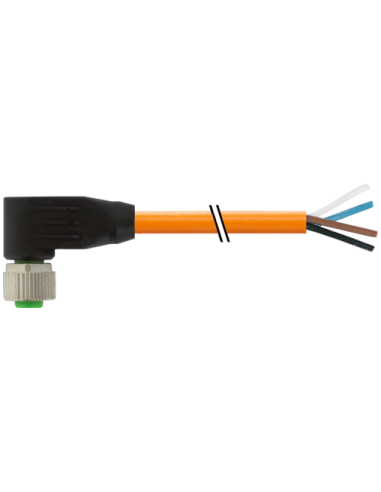 M12 żeński 90° do kabla 7000-12341-4870150 | Przewody i Złącza | Eshop Dopak | Wszystko dla Przemysłu