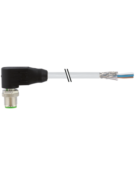 Kabel M12 męski 90° do kabla 7000-13141-2410300 | Przewody i Złącza | Eshop Dopak | Wszystko dla Przemysłu