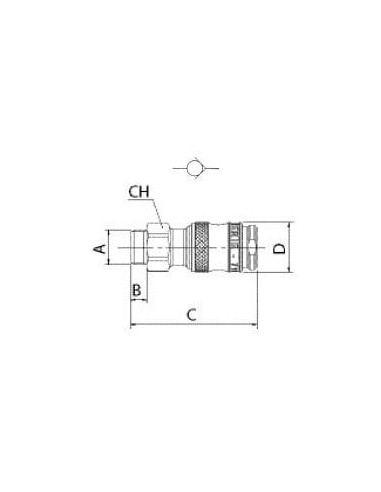 Szybkozłącze DN 12 mm GZ 1/2, 0-16 bar | Przewody i Złącza | Eshop Dopak | Wszystko dla Przemysłu