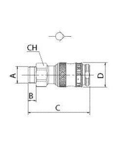 Szybkozłącze DN 12 mm GZ 3/4, 0-16 bar | Przewody i Złącza | Eshop Dopak | Wszystko dla Przemysłu
