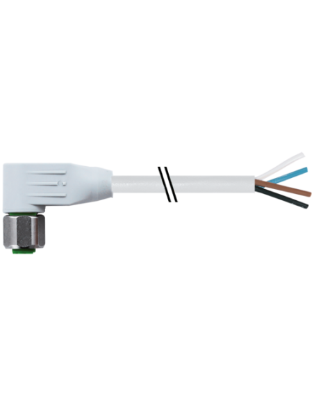 Kabel żeński M12 90° do kabla F&B 7014-13261-2012500 | Przewody i Złącza | Eshop Dopak | Wszystko dla Przemysłu